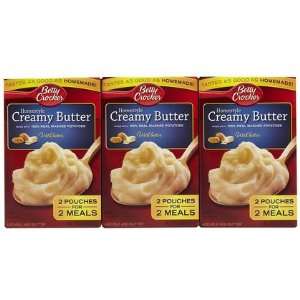 Betty Crocker Creamy Butter Mashed Potatoes, 6.6 oz, 3 ct (Quantity of 