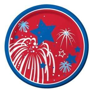  Colors Of Freedom 7 inch Paper Plates 8 Per Pack Kitchen 