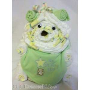  Neutral Bear Diaper Cake Baby