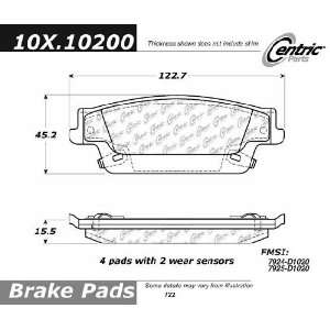   106.10200 106 Series Posi Quiet Semi Metallic Brake Pad Automotive