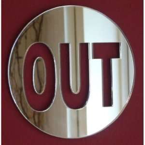    15.7 Circle OUT Sign & Cut out OUT letters
