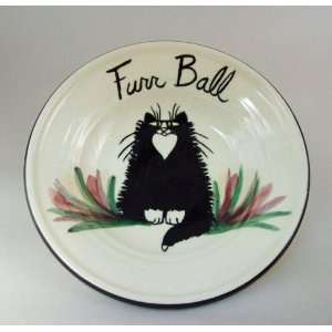   Cat Bowl or Plate created by Moonfire Pottery