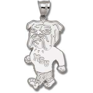   University MSU Bulldog Giant Pendant (Silver)