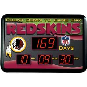   Redskins NFL Countdown Clock (16.25 x 11)