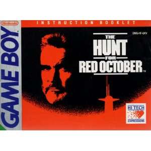 Hunt For Red October GB Instruction Booklet (Game Boy Manual Only   NO 
