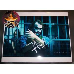The Dark Knight Signed By Heath Ledger Autographed Collectible The 
