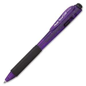  Pentel Wow Violet Gel Pen With Sparkle Barrel Office 