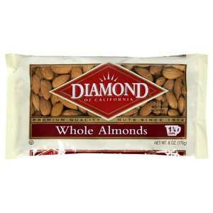 Diamond Whole Almonds, 6 oz Grocery & Gourmet Food
