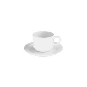   Mayfair 124   7.5 oz Porcelain Stacking Tea Cup, White