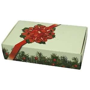  Red Bow and Berries Box, 1/2 lb.