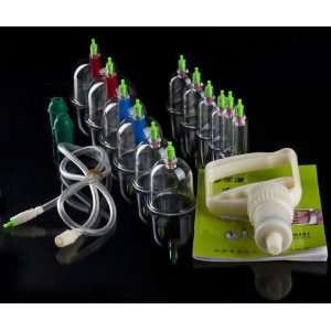  Chinese Medical 12 Cupping Set Body Healthy Acupuncture 