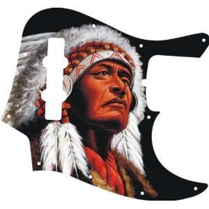  The Chief 2 Graphical J Bass Standard Pickguard Musical 