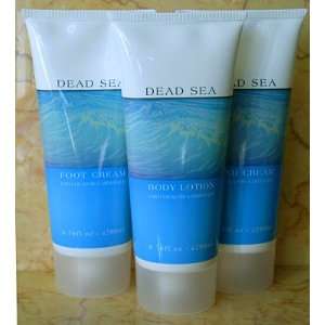   Dead Sea Mineral Body Lotion, Hand Cream & Foot Cream Set From Israel