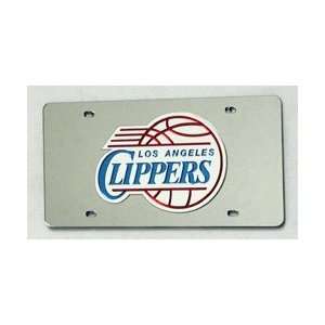  LOS ANGELES CLIPPERS LASER CUT AUTO TAG
