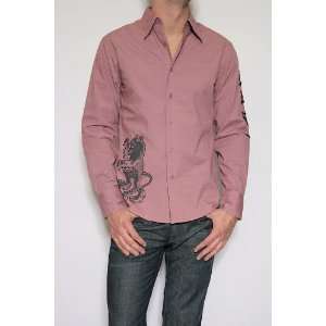  Raw 7 L/S Royal Lion Button Down in Red