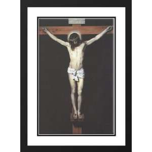  Christ on the Cross 20x23 Framed and Double Matted Art 