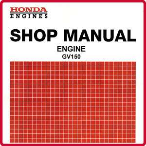 Honda GV150 150 Engine Service Repair Manual 6188800  