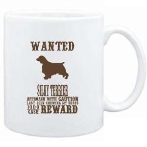 Mug White  Wanted Silky Terrier   $1000 Cash Reward  Dogs  