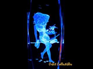 3D Laser Crystal Betty Boop  1 Christmas Gift  