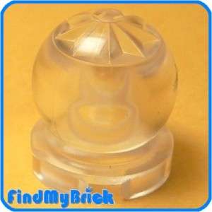 U035A Lego Minifig Crystal Ball Globe   Trans Clear NEW  