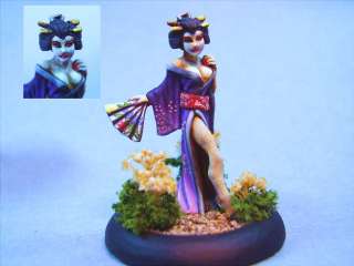 Reaper painted miniature Geisha  