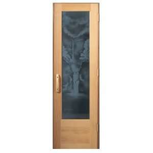  ADA Standard Sauna Door Multnomah Falls design Etched 