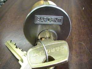 Sargent Cylinder Core Lock,Access, Cores,Locksmith  