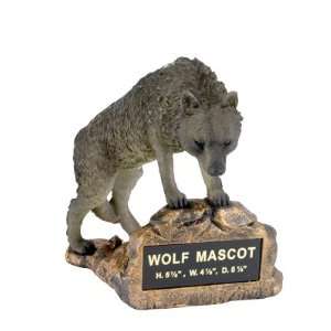  Wolf Mascot Trophy