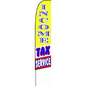  Income Tax Service Swooper Feather Flag