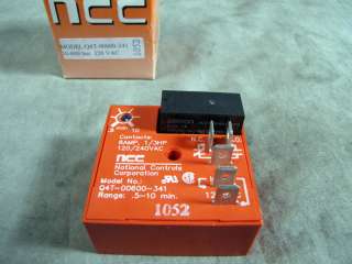 NCC Interval Cube Timer Relay Q4T 00600 341 NEW  