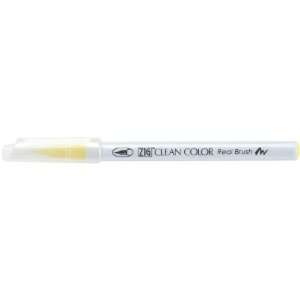  Zig Clean Color Real Brush Marker, Lemon Yellow Arts 