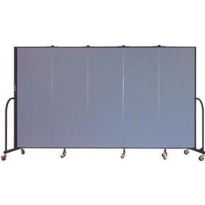  6ft High Five Panel Portable Room Divider by Screenflex 