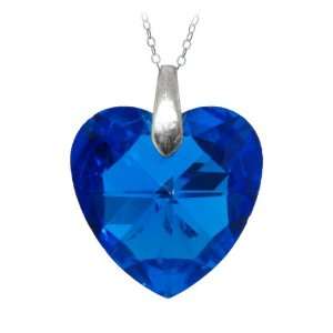 Genuine Sterling Silver and Beautiful Deep Sapphire Sparkling Faceted 