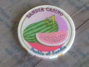 GAMING CHIP FROM THE CASINO SANDIA NM  