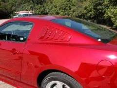 FORD MUSTANG Painted Window Louvers Trim 2005 2009  
