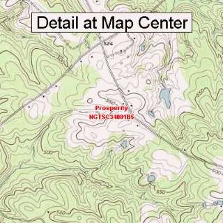  USGS Topographic Quadrangle Map   Prosperity, South 