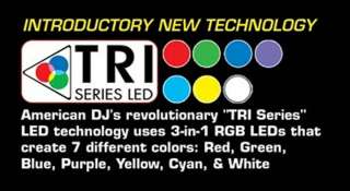 NEW AMERICAN DJ Tri Gem LED RGB Moonflower Light Effect 640282092517 