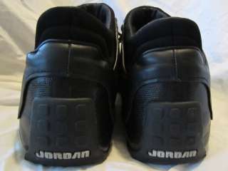 Nike Air Jordan XVIII Low (black Leather/ black snake skin / silver 