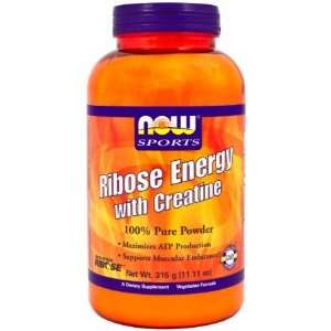  NOW Ribose Energy With Creatine   315 Grams   Unflavored 