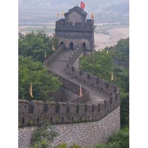  Wall of China Near Dandong, Bordering North Korea, Liaoning, China 