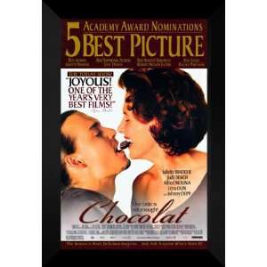  Chocolat 27x40 FRAMED Movie Poster   Style C   2000