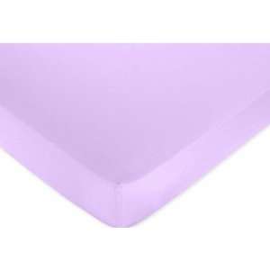  Danielles Daisies Collection Fitted Crib Sheet   Purple 