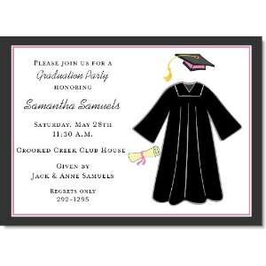  Pink Graduation Party Invitations