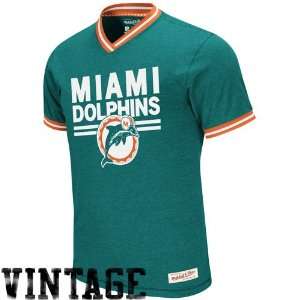  Mitchell & Ness Miami Dolphins Off Season Vintage V Neck 