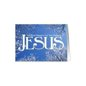  JESUS THE REAL REASON FOR THE SEASON Card Health 