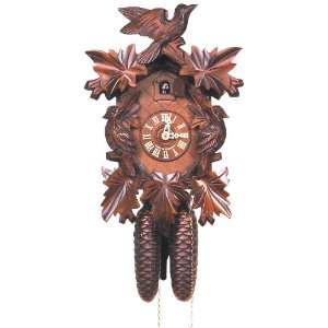  German Cuckoo Clock   Carved Cuckoo and Leaves