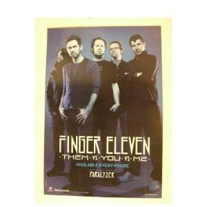 Finger Eleven Poster Them vs You vs Me Fingereleven 11