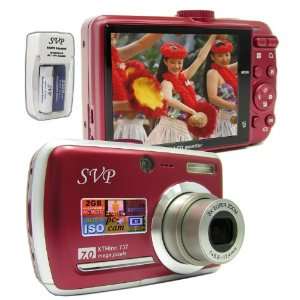  SVP Xthinn 737 Red 7MP 3x Optical zoom 3 inch LCD Digital 