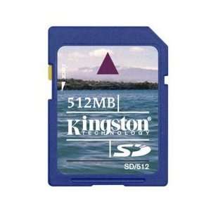  Kingston 512MB Secure Digital SD Card (SD/512, BULK 