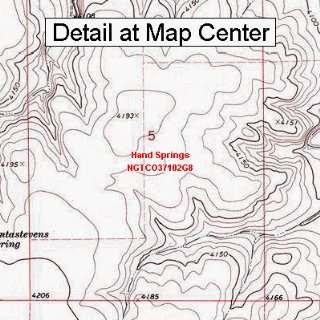   Map   Hand Springs, Colorado (Folded/Waterproof)